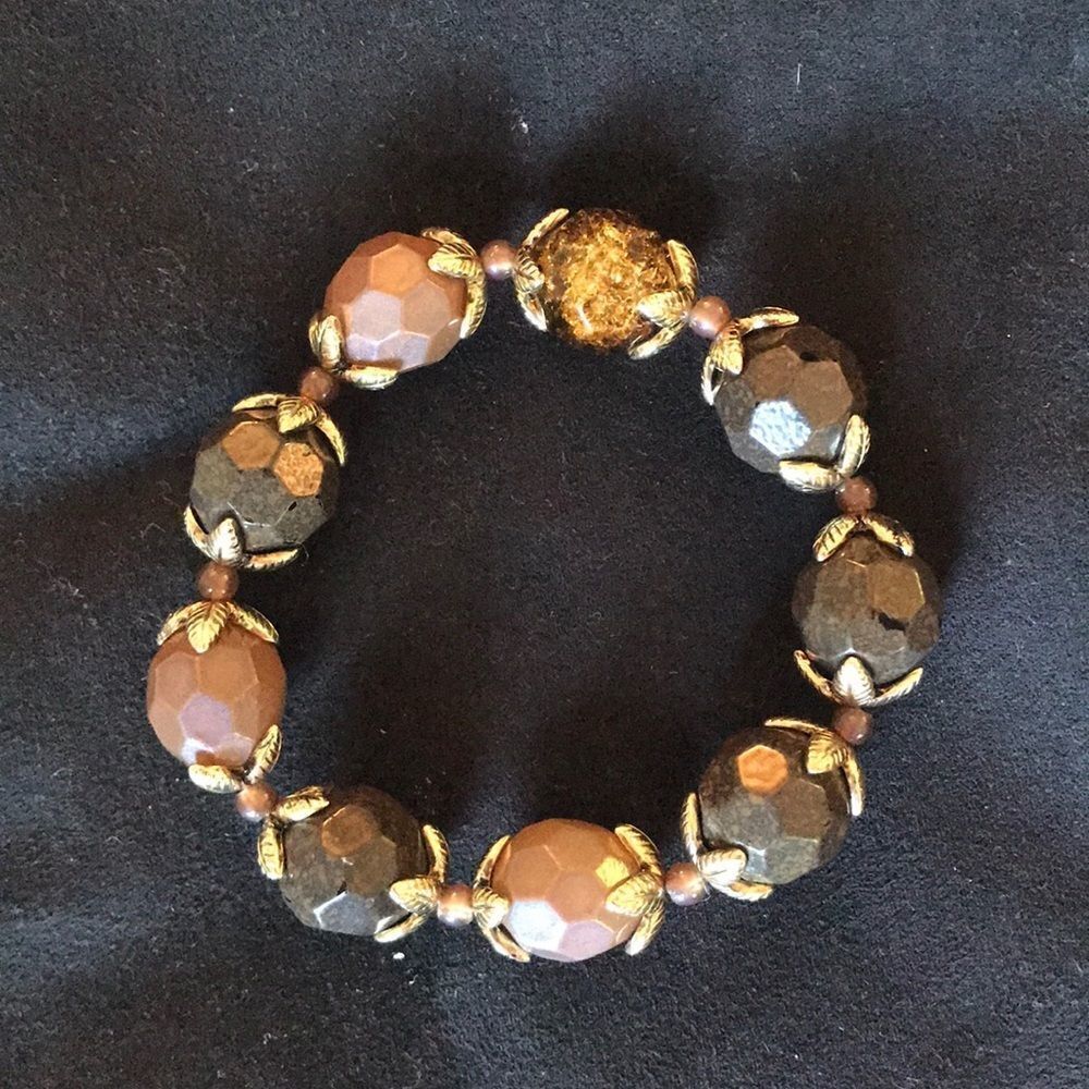 Multi colored stone bracelet